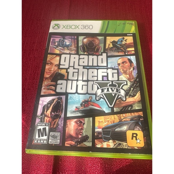 Rockstar Games Other - Grand Theft Auto V 5 Xbox 360 CIB Discs 1 & 2 Tested